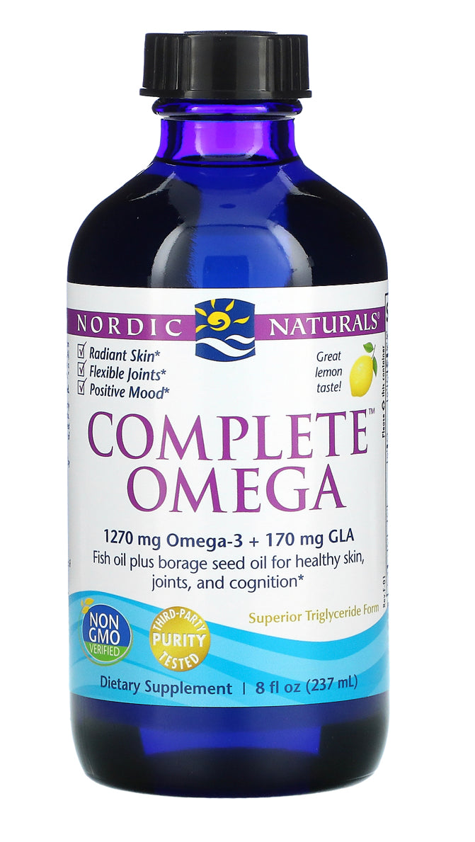 Nordic Naturals Complete Omega 1270mg Lemon 237ml