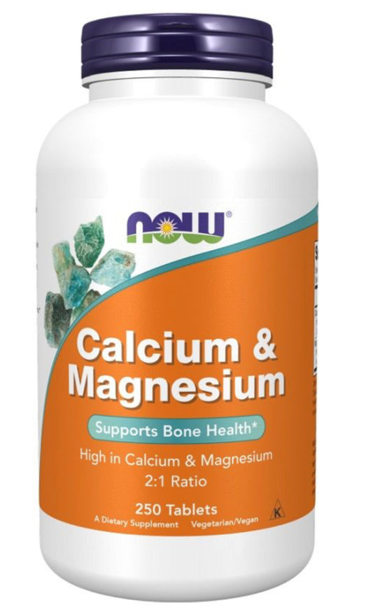 NOW Foods Calcium & Magnesium Tablets 250