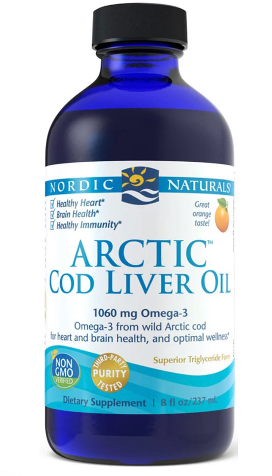 Nordic Naturals Artic Cod Liver Oil 1060mg Orange 237ml