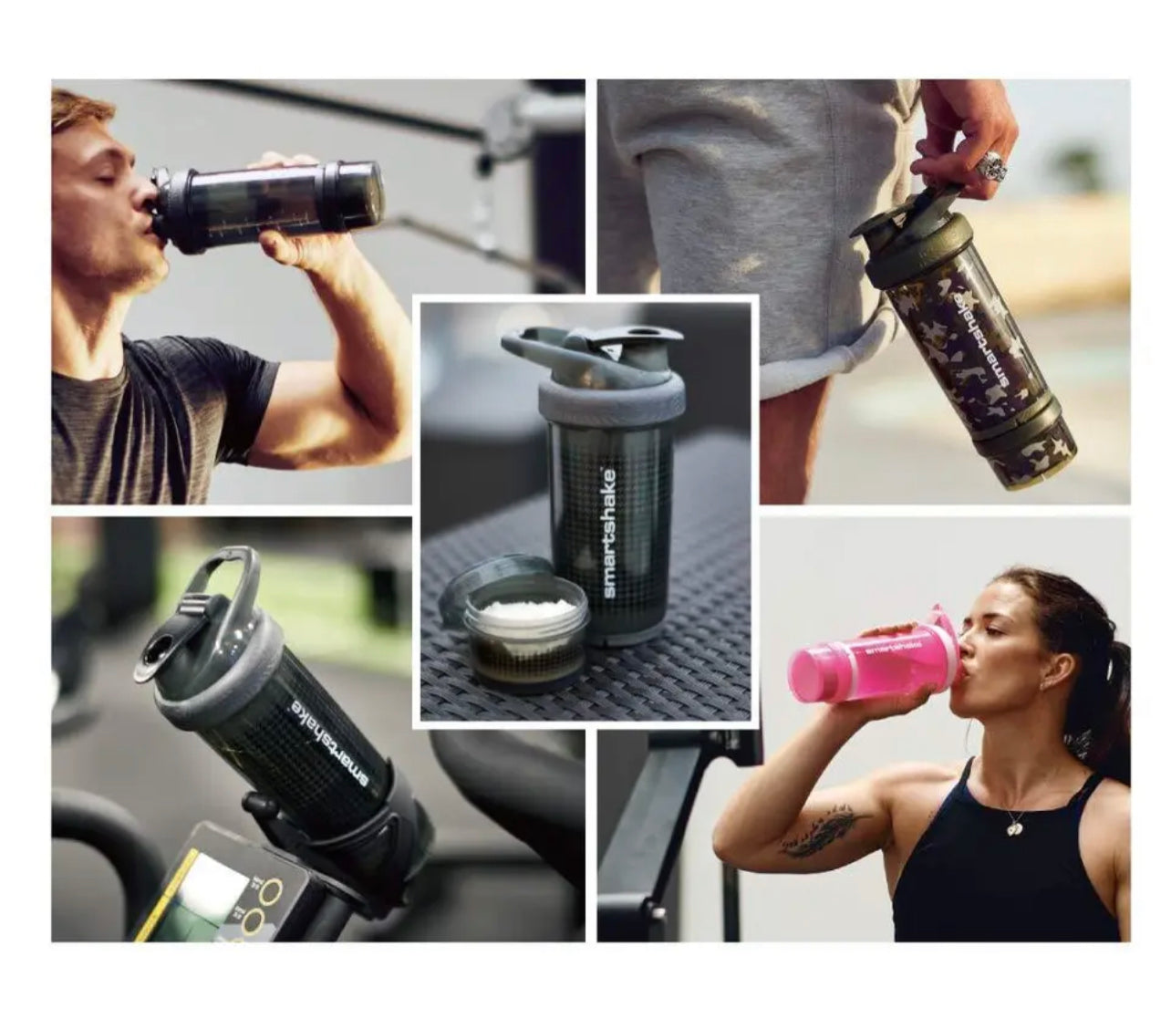 SmartShake Revive Series Camo Black 750ml