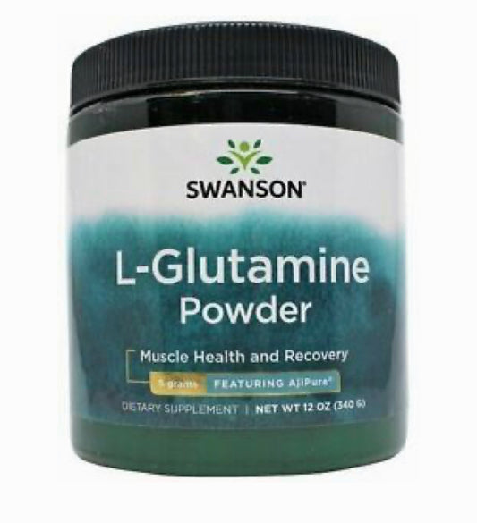Swanson AjiPure L-Glutamine Powder 340 grams