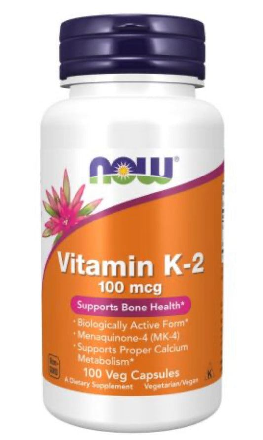 NOW Foods Vitamin K-2 100 mcg 100 caps