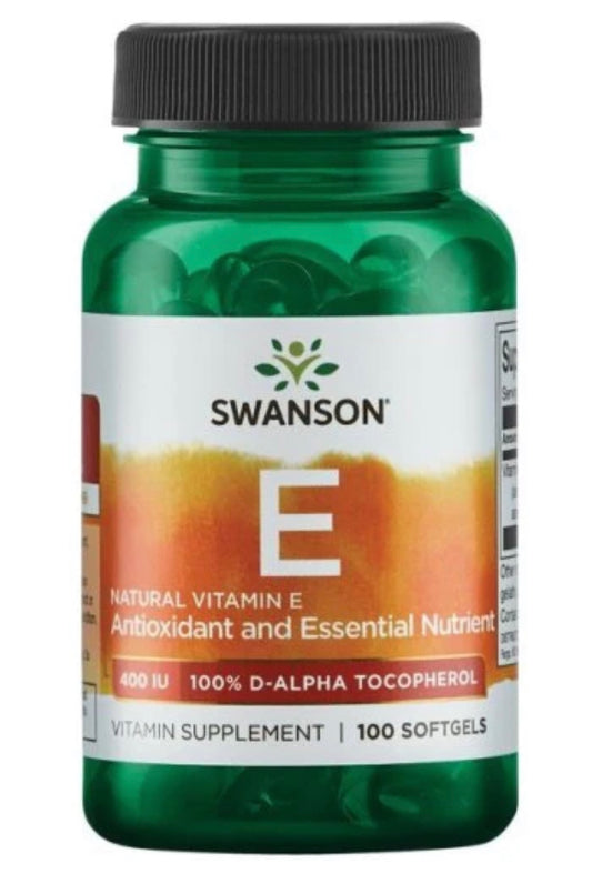 Swanson Vitamin E 400 IU 100 Softgels