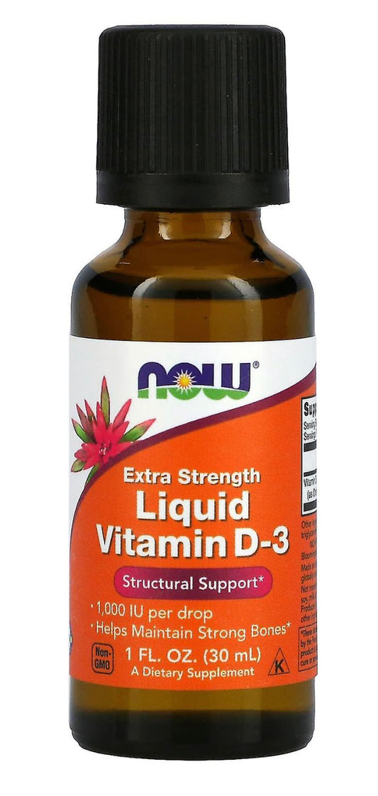 Now Foods Vitamin D3 Liquid 1000 IU Extra Strenght 30ml