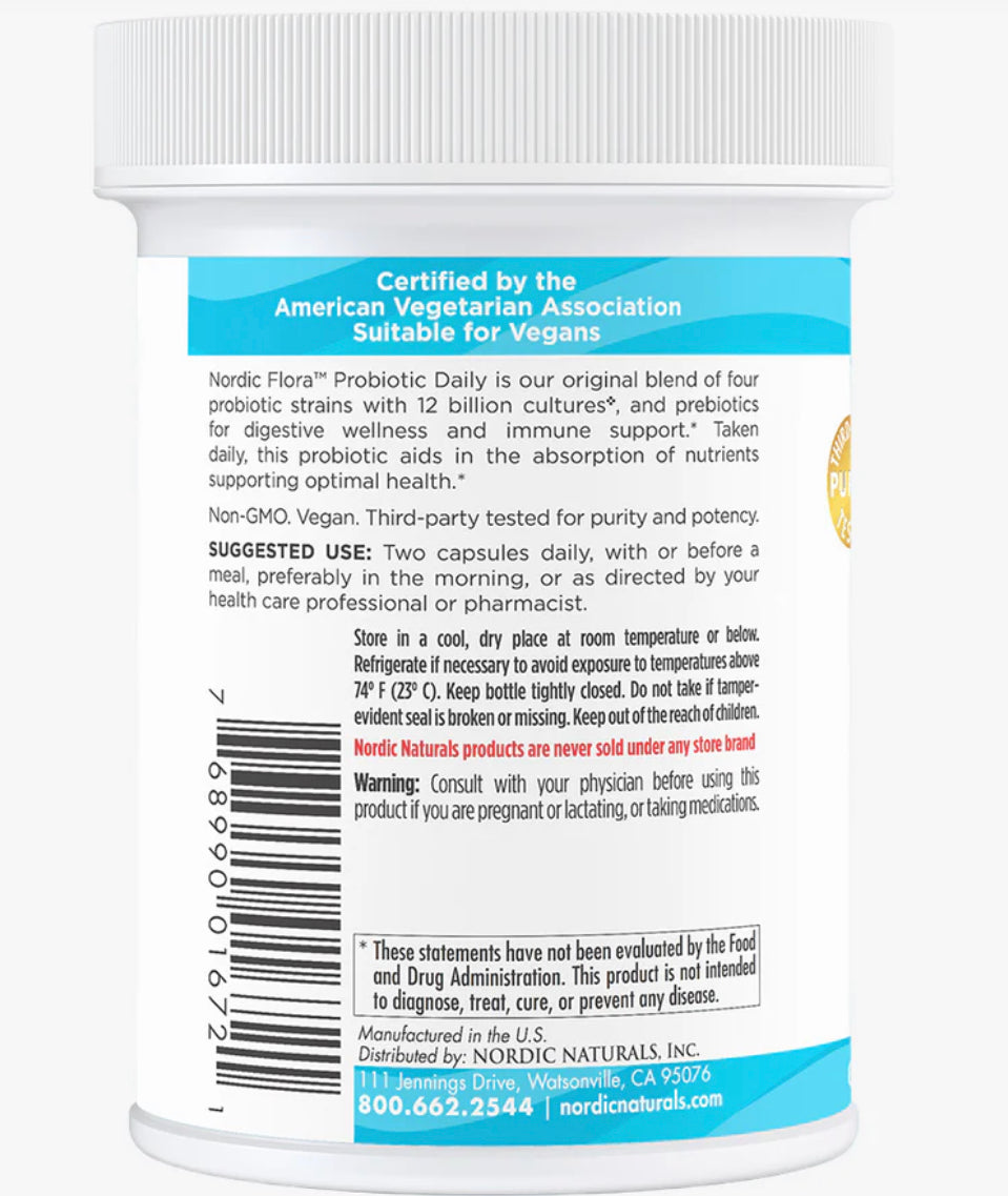 Nordic Naturals Nordic Flora Probiotic Daily 60 caps