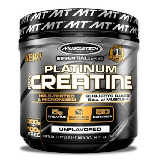 MuscleTech Platinum 100% Creatine Monohydrate 400 grams