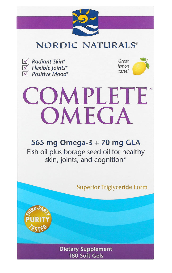 Nordic Naturals Complete Omega lemon 60 Soft Gels