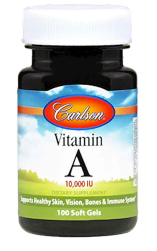 Carlson Labs Vitamin A Solubilized 10000 IU 100 softgels